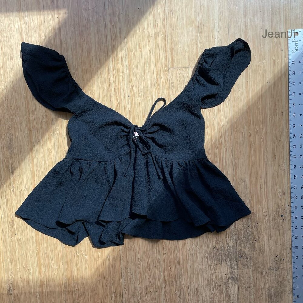 Urban Outfitters Sierra Keyhole Babydoll Blouse